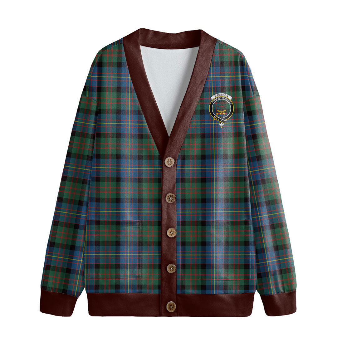 Cameron of Erracht Ancient Tartan Crest Knitted Fleece Cardigan