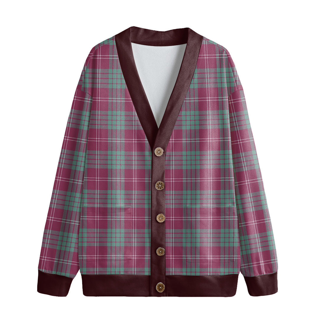 Crawford Ancient Tartan Plaid Knitted Fleece Cardigan