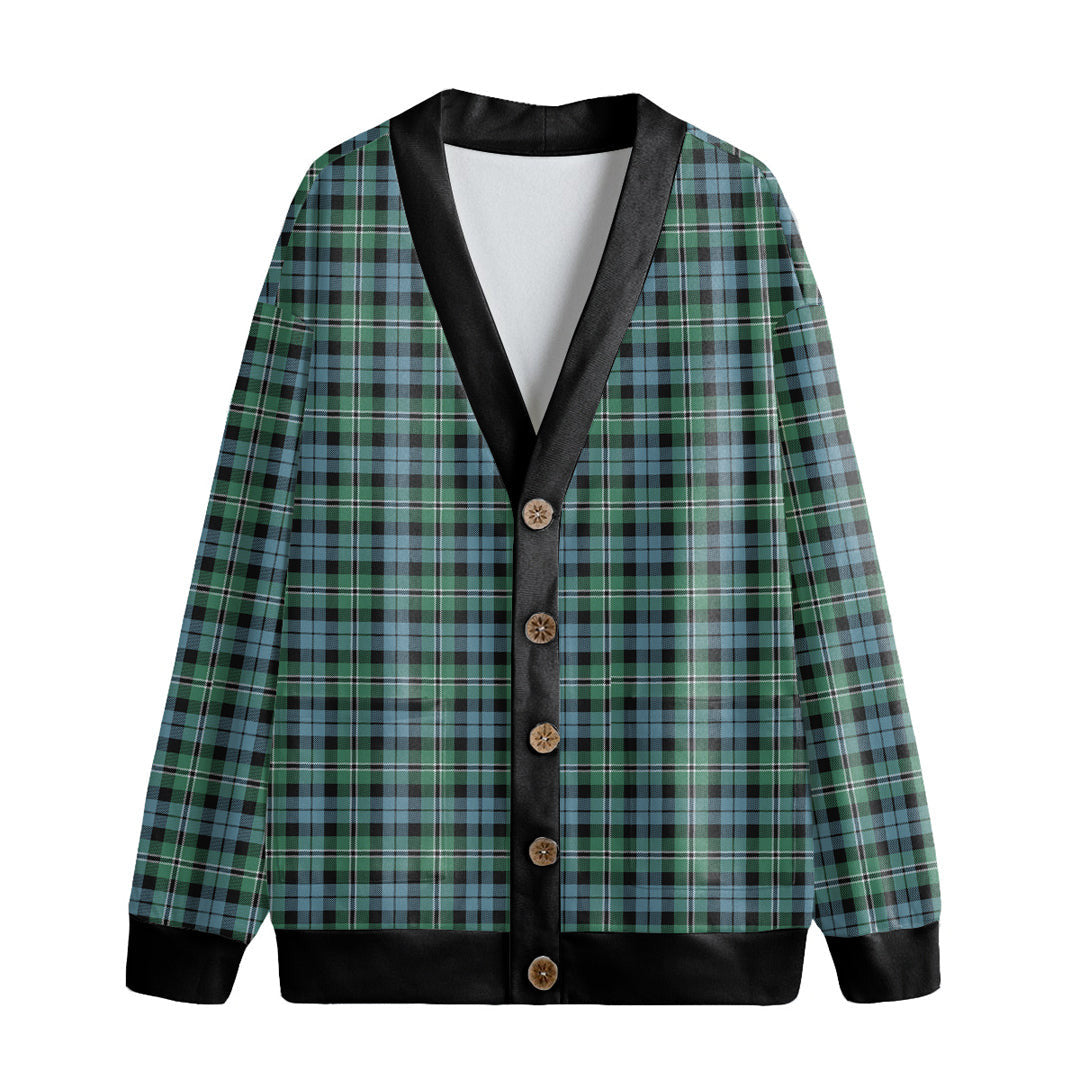 Melville Tartan Plaid Knitted Fleece Cardigan