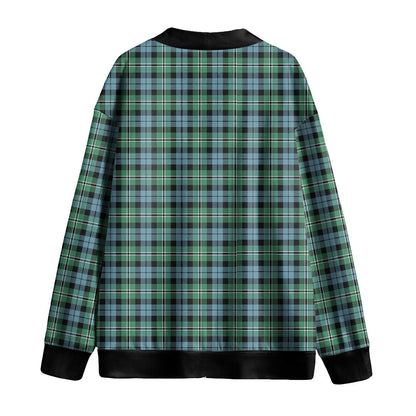 Melville Tartan Plaid Knitted Fleece Cardigan