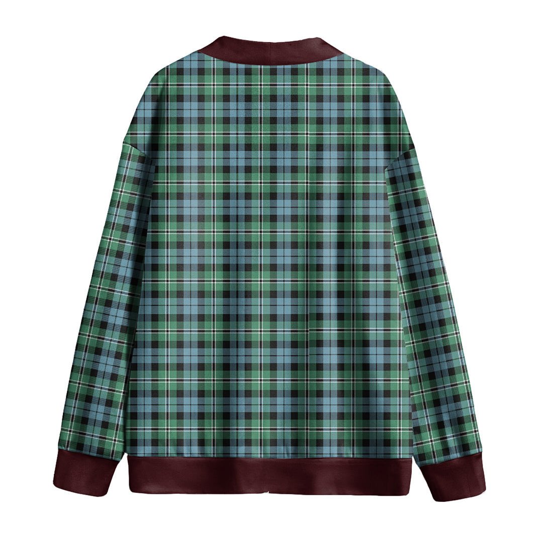 Melville Tartan Plaid Knitted Fleece Cardigan