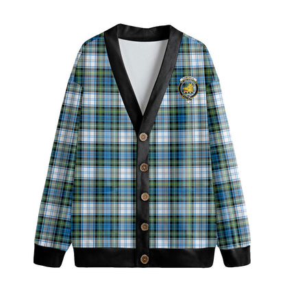 Campbell Dress Ancient Tartan Crest Knitted Fleece Cardigan