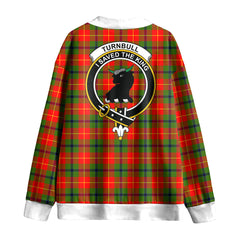 Turnbull Dress Tartan Crest Knitted Fleece Cardigan