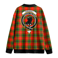 Turnbull Dress Tartan Crest Knitted Fleece Cardigan