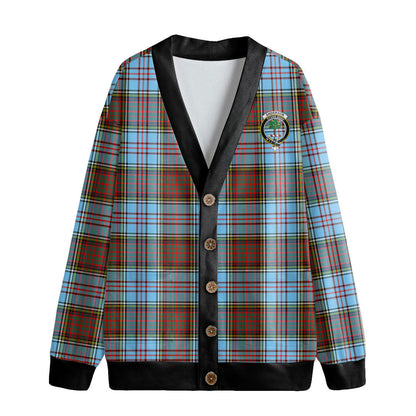 Anderson Ancient Tartan Crest Knitted Fleece Cardigan