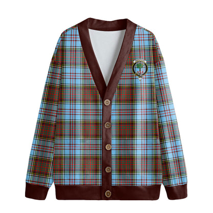 Anderson Ancient Tartan Crest Knitted Fleece Cardigan