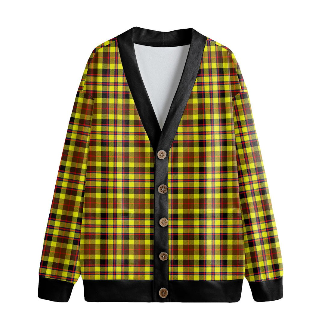 Jardine Tartan Plaid Knitted Fleece Cardigan