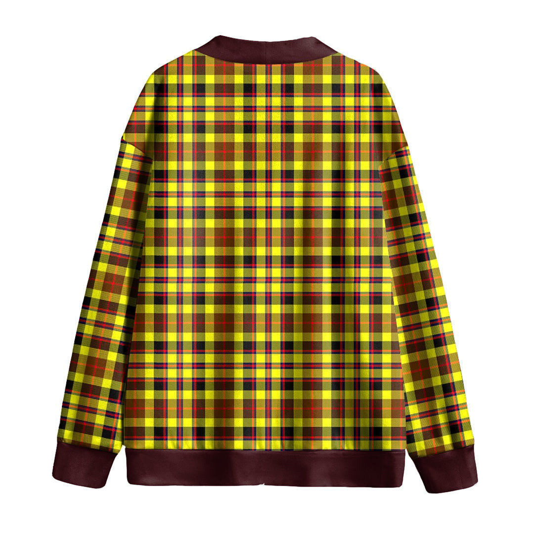 Jardine Tartan Plaid Knitted Fleece Cardigan