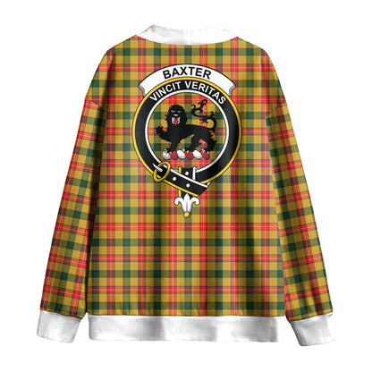 Baxter Tartan Crest Knitted Fleece Cardigan