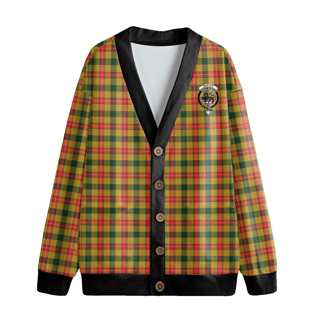 Baxter Tartan Crest Knitted Fleece Cardigan