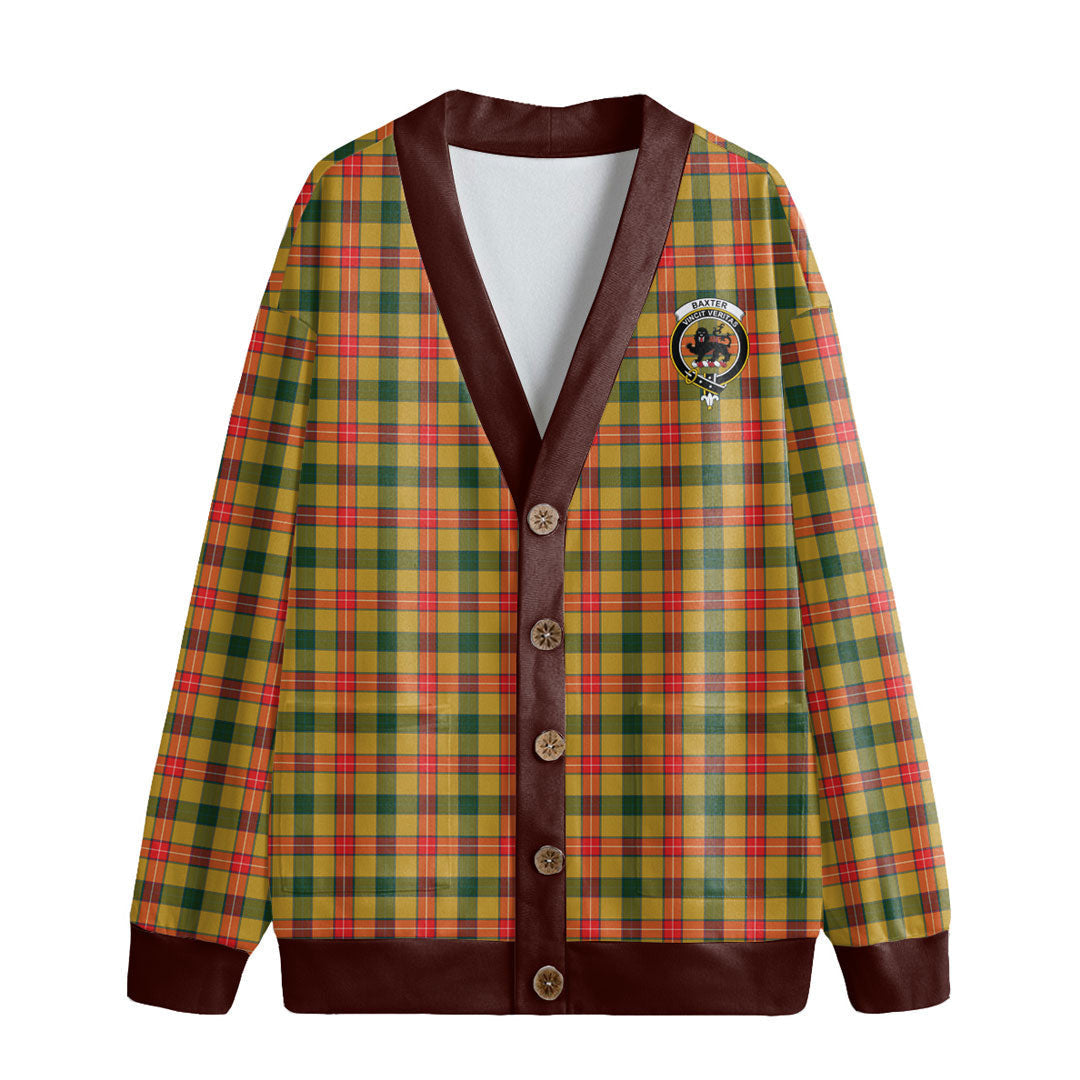 Baxter Tartan Crest Knitted Fleece Cardigan