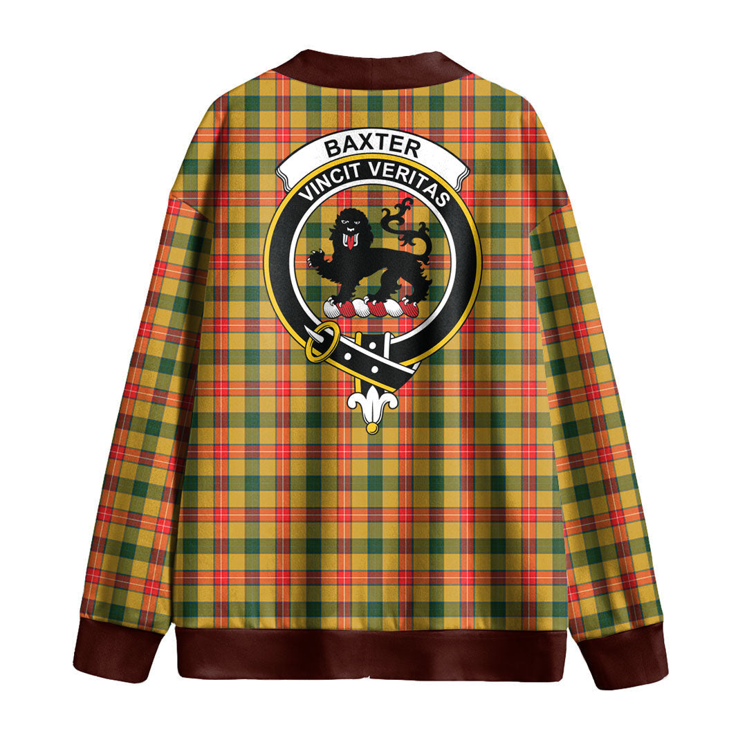 Baxter Tartan Crest Knitted Fleece Cardigan