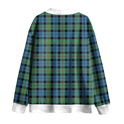 MacEwen Ancient Tartan Plaid Knitted Fleece Cardigan