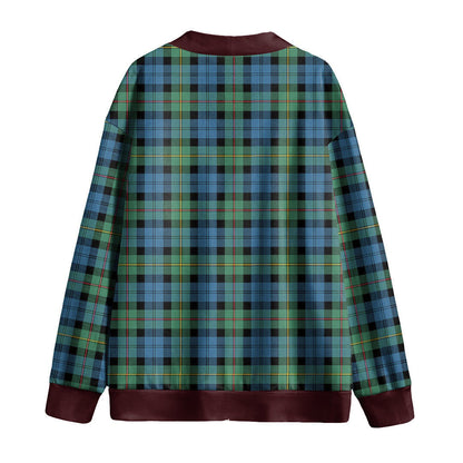 MacEwen Ancient Tartan Plaid Knitted Fleece Cardigan