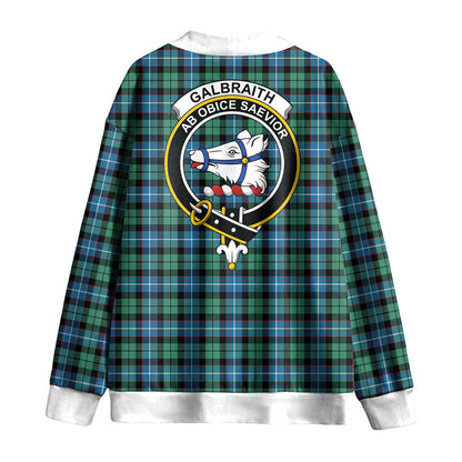 Galbraith Ancient Tartan Crest Knitted Fleece Cardigan