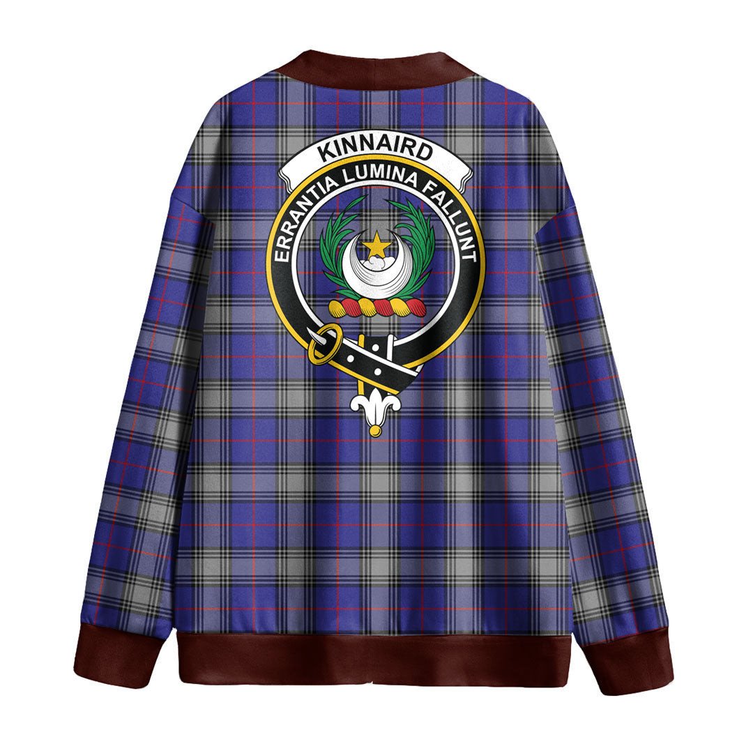 Kinnaird Tartan Crest Knitted Fleece Cardigan