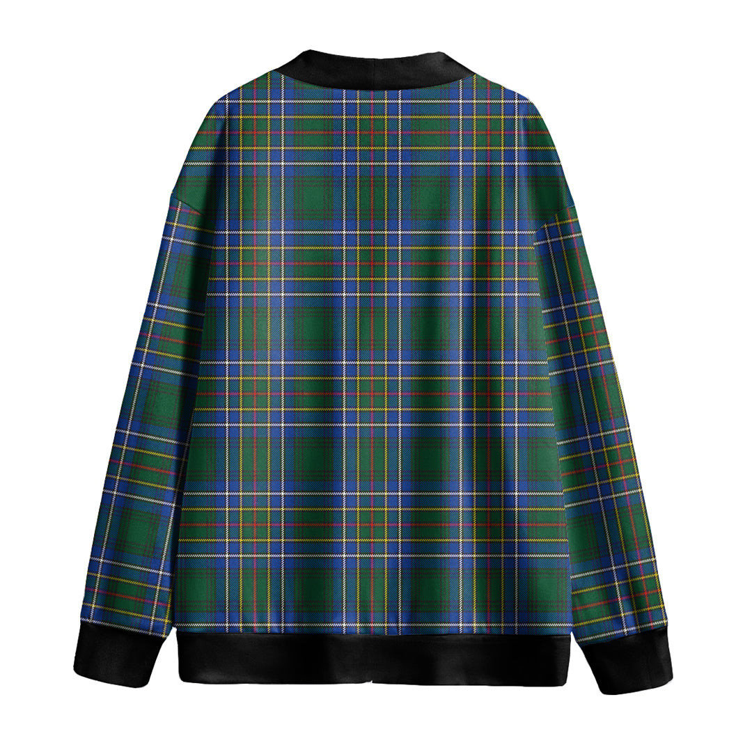 Cockburn Ancient Tartan Plaid Knitted Fleece Cardigan