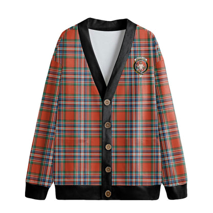 MacFarlane Ancient Tartan Crest Knitted Fleece Cardigan