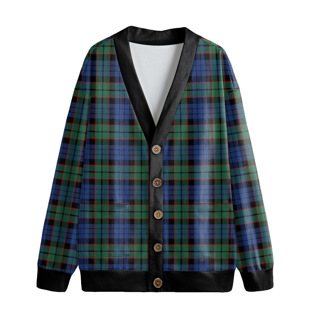 Fletcher Ancient Tartan Plaid Knitted Fleece Cardigan
