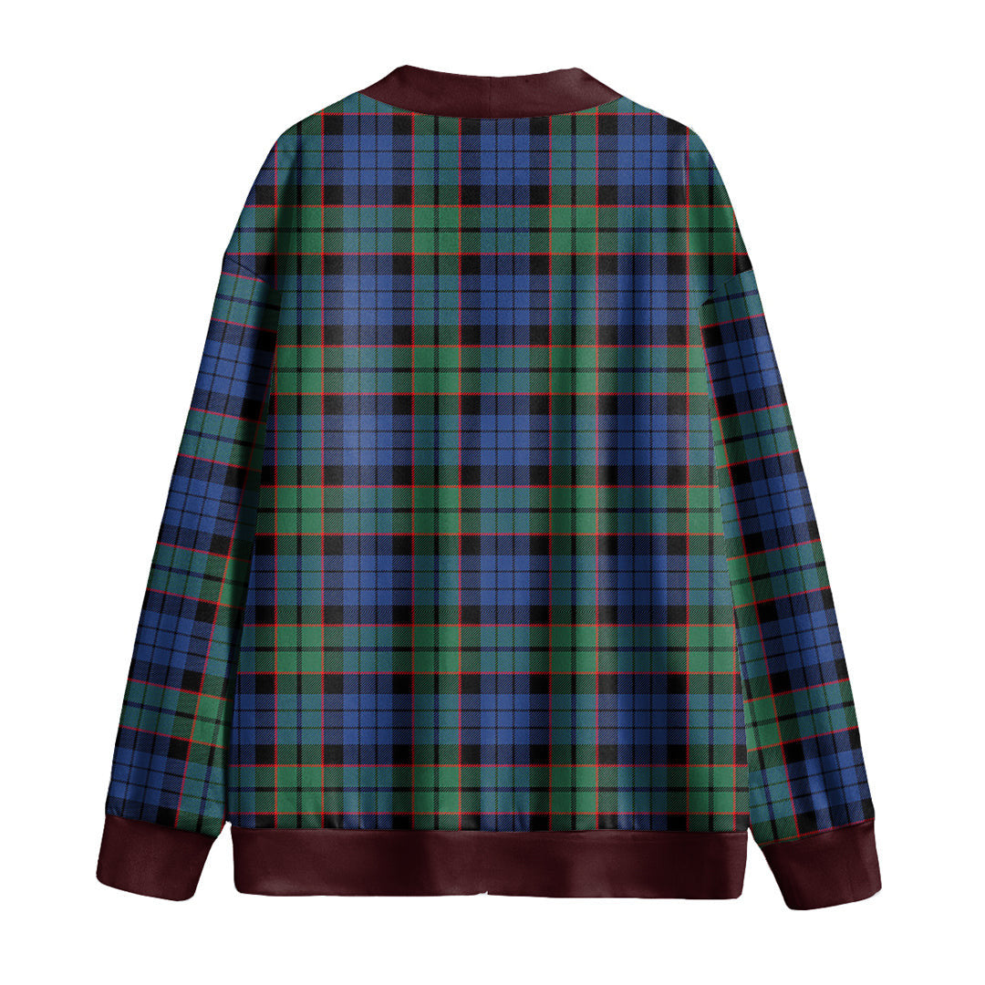 Fletcher Ancient Tartan Plaid Knitted Fleece Cardigan