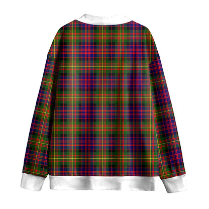 Carnegie Modern Tartan Plaid Knitted Fleece Cardigan