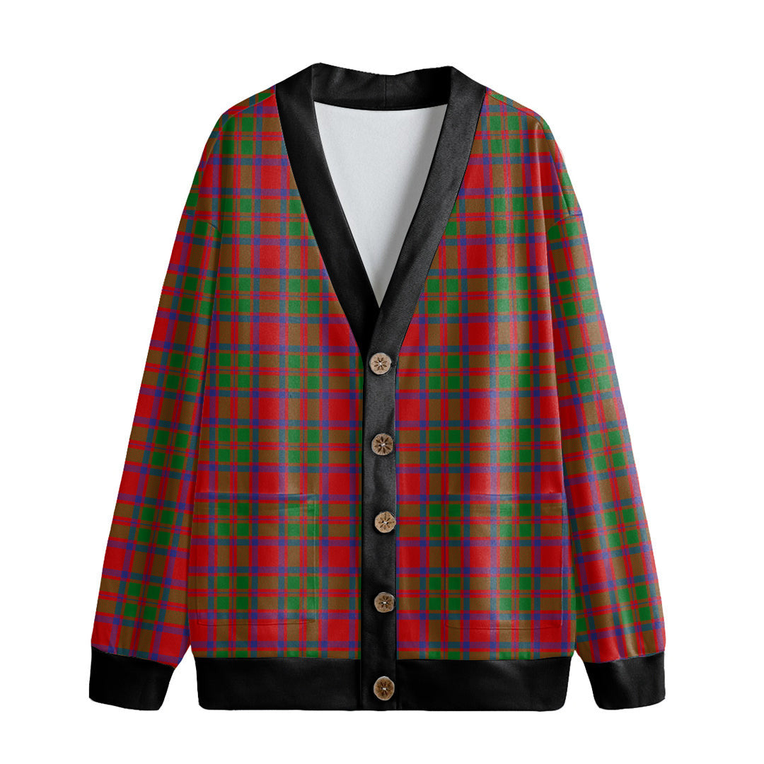 MacKintosh Modern Tartan Plaid Knitted Fleece Cardigan