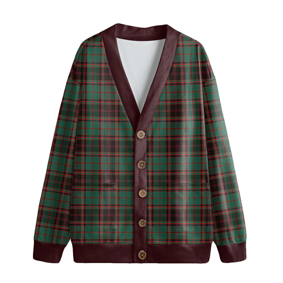 Buchan Ancient Tartan Plaid Knitted Fleece Cardigan