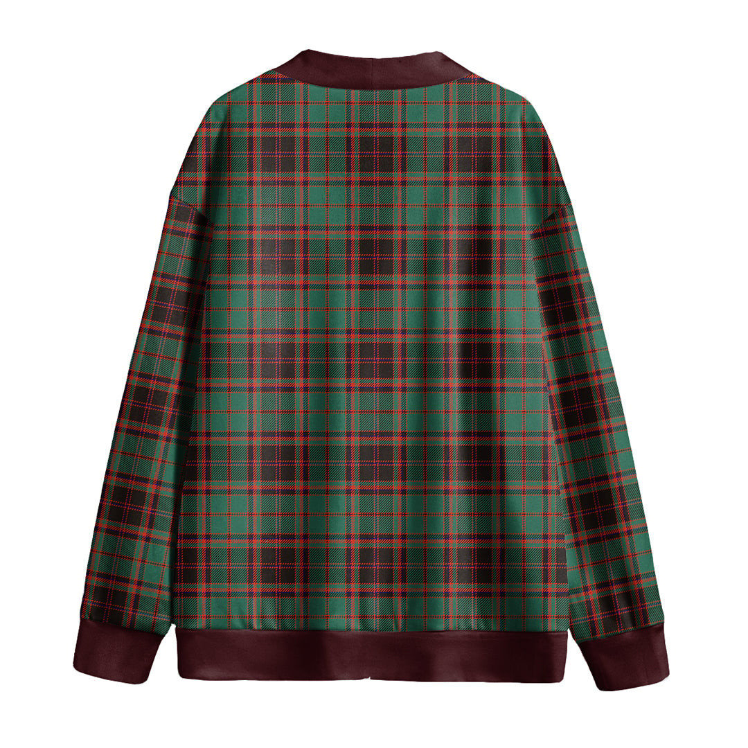 Buchan Ancient Tartan Plaid Knitted Fleece Cardigan