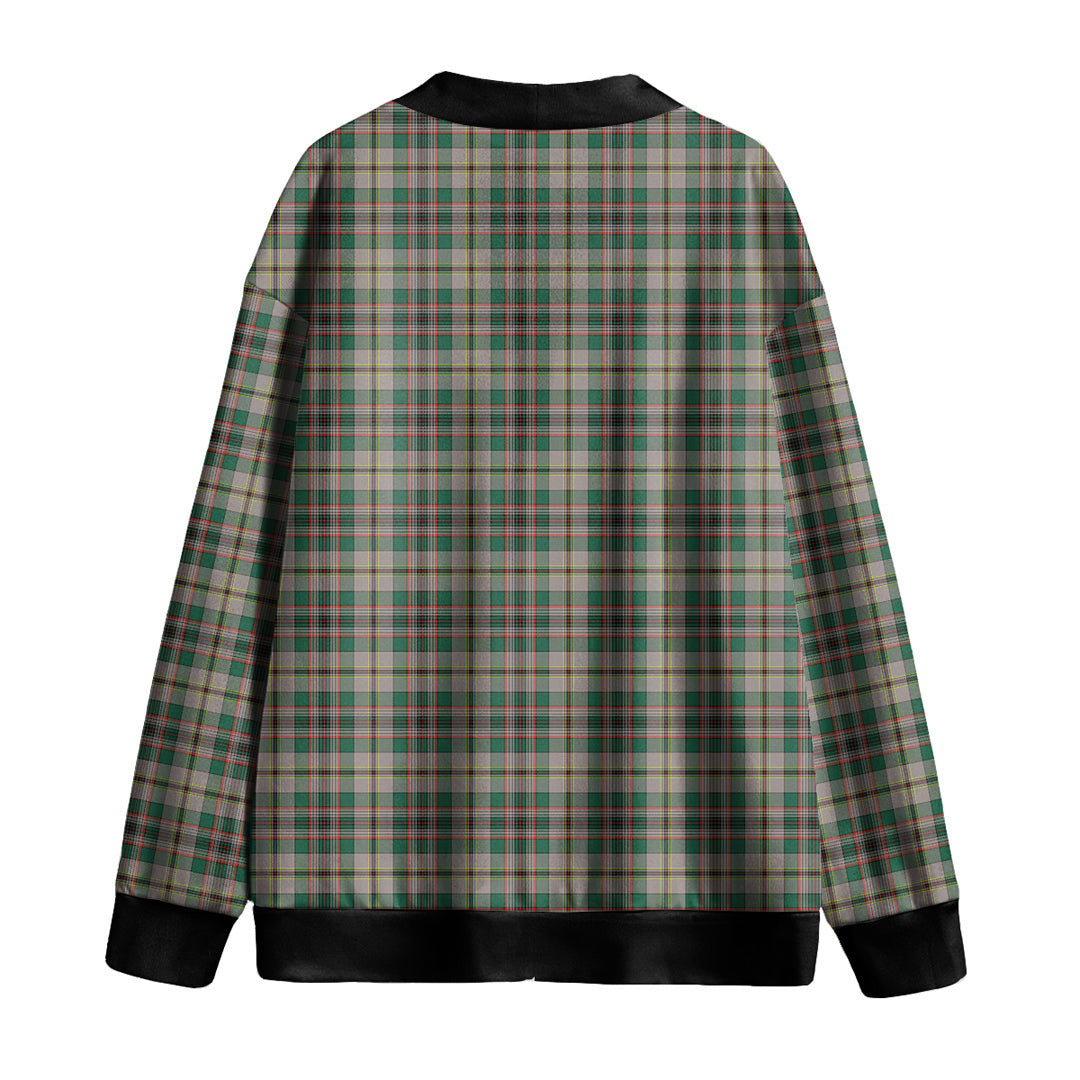 Craig Ancient Tartan Plaid Knitted Fleece Cardigan