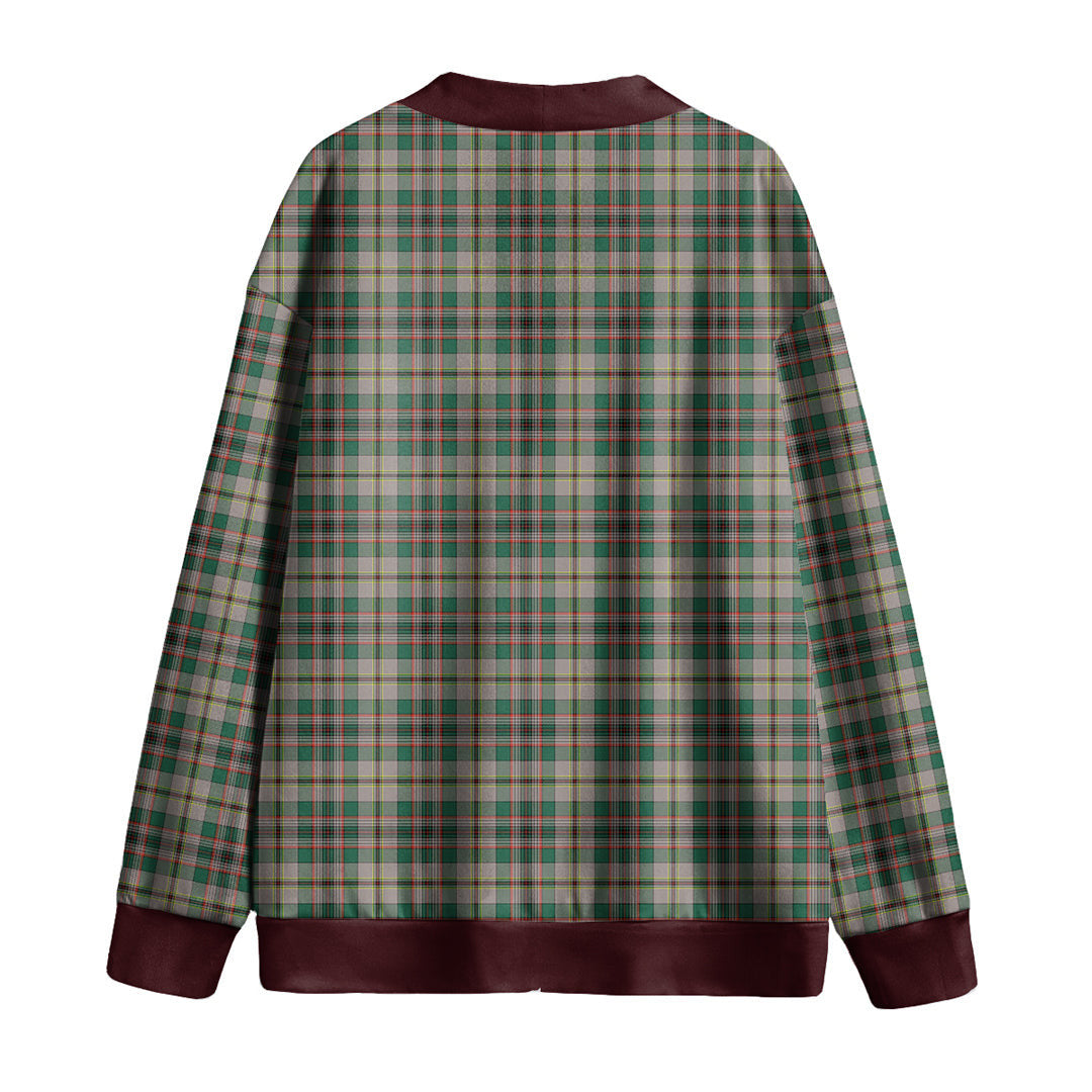 Craig Ancient Tartan Plaid Knitted Fleece Cardigan