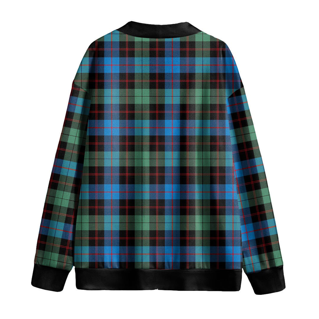 Guthrie Ancient Tartan Plaid Knitted Fleece Cardigan