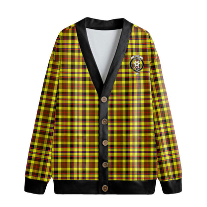 Jardine Tartan Crest Knitted Fleece Cardigan