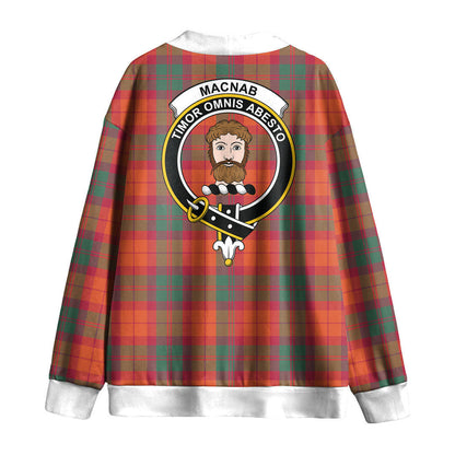 MacNab Ancient Tartan Crest Knitted Fleece Cardigan