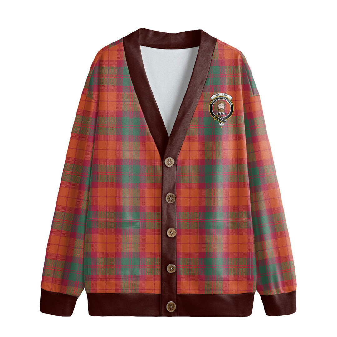 MacNab Ancient Tartan Crest Knitted Fleece Cardigan