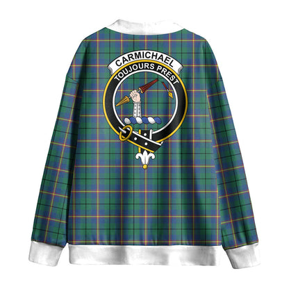 Carmichael Ancient Tartan Crest Knitted Fleece Cardigan