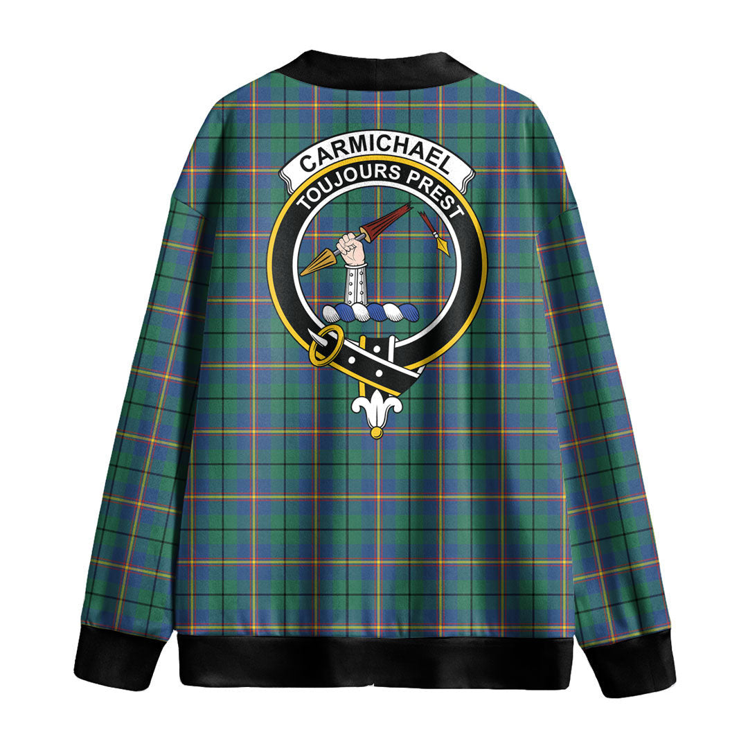 Carmichael Ancient Tartan Crest Knitted Fleece Cardigan