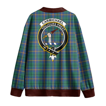 Carmichael Ancient Tartan Crest Knitted Fleece Cardigan