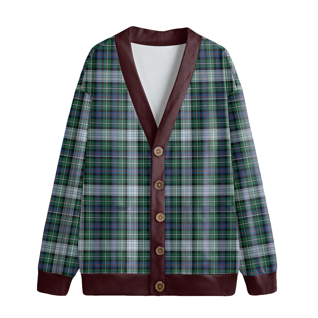 MacKenzie Dress Ancient Tartan Plaid Knitted Fleece Cardigan