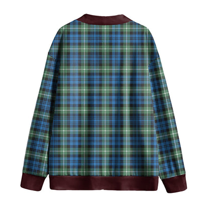 Lamont Ancient Tartan Plaid Knitted Fleece Cardigan