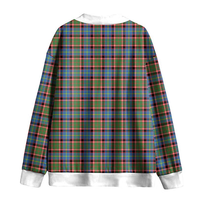 Aikenhead Tartan Plaid Knitted Fleece Cardigan