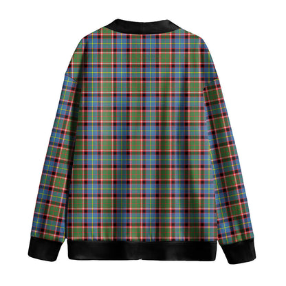 Aikenhead Tartan Plaid Knitted Fleece Cardigan