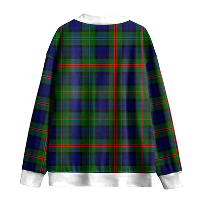 Dundas Modern 02 Tartan Plaid Knitted Fleece Cardigan