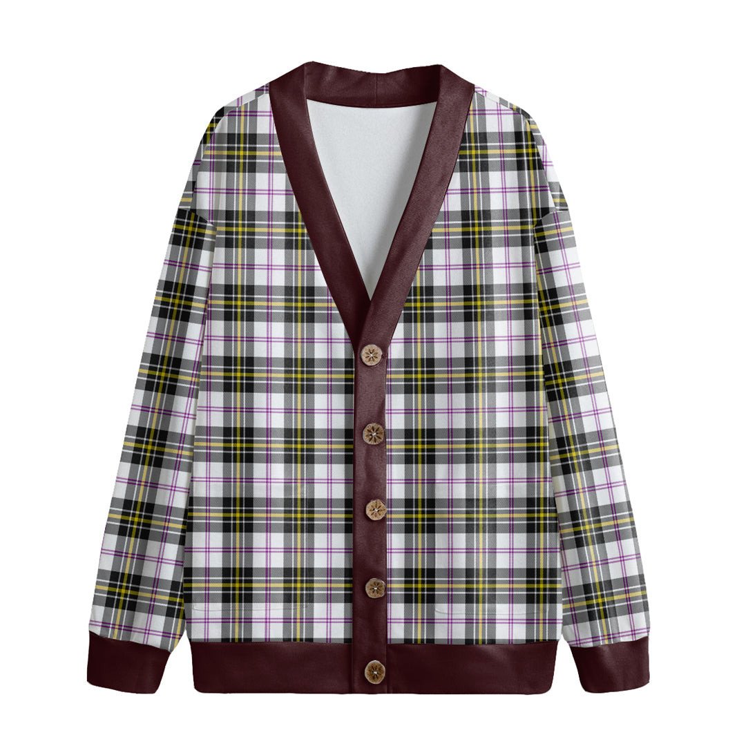 MacPherson Dress Modern Tartan Plaid Knitted Fleece Cardigan