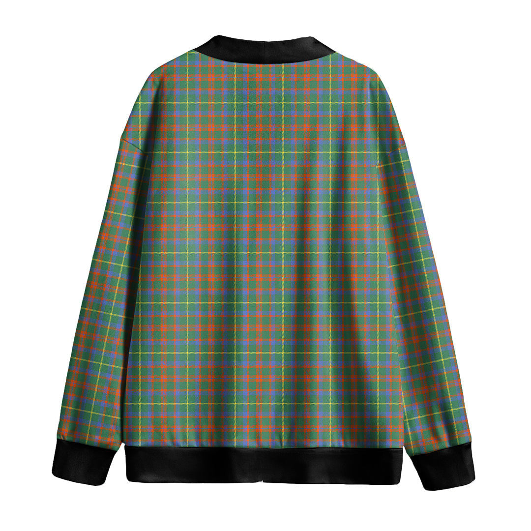 MacKintosh Hunting Ancient Tartan Plaid Knitted Fleece Cardigan