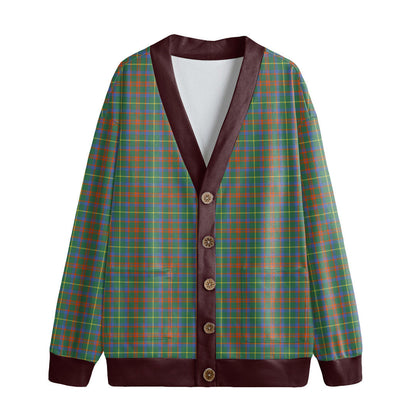 MacKintosh Hunting Ancient Tartan Plaid Knitted Fleece Cardigan