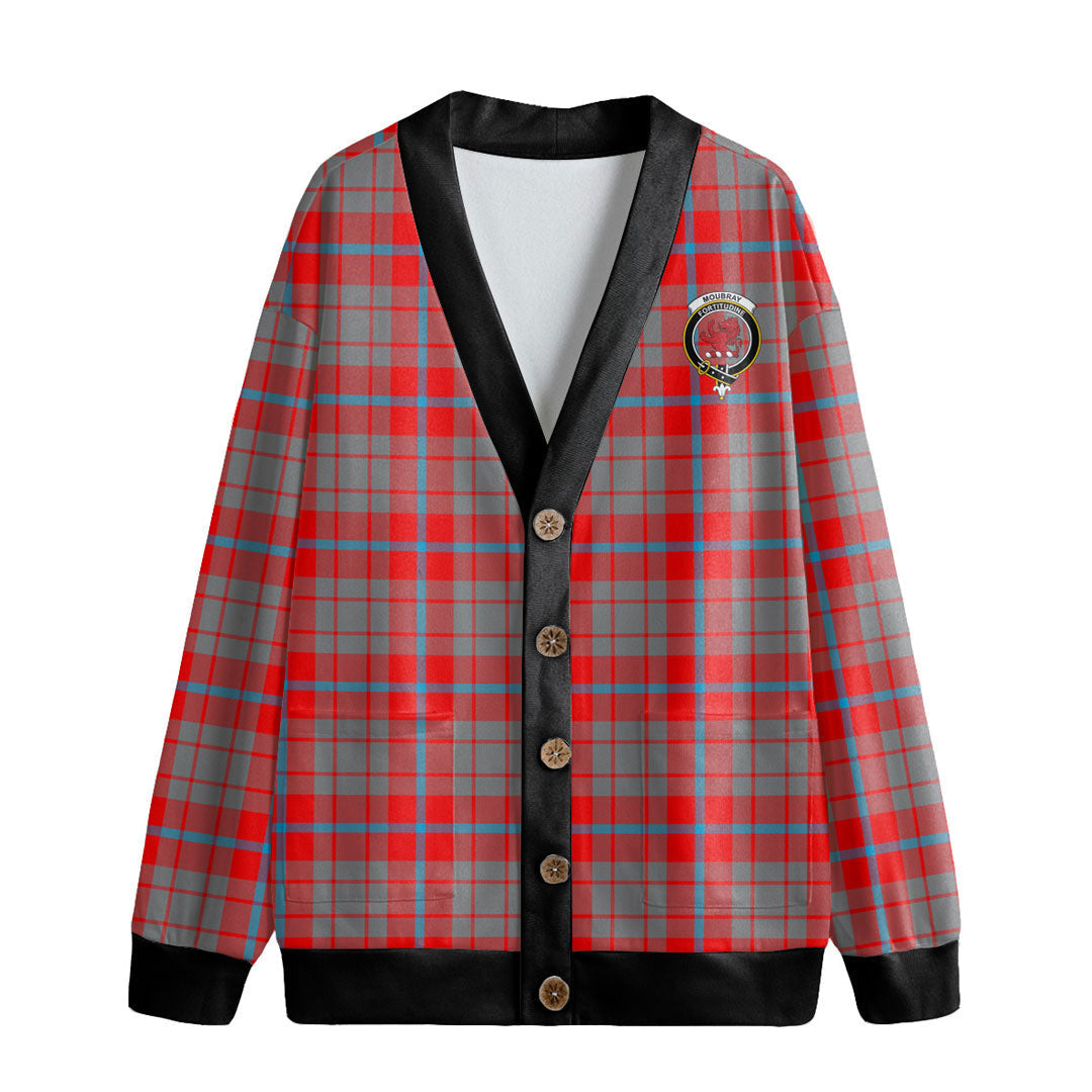 Moubray Tartan Crest Knitted Fleece Cardigan