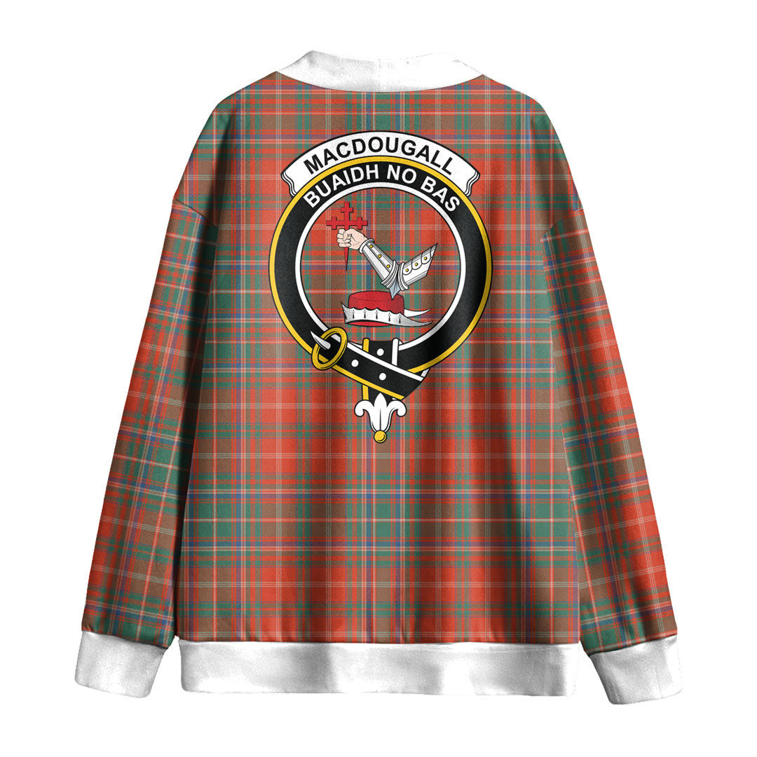 MacDougall Ancient Tartan Crest Knitted Fleece Cardigan