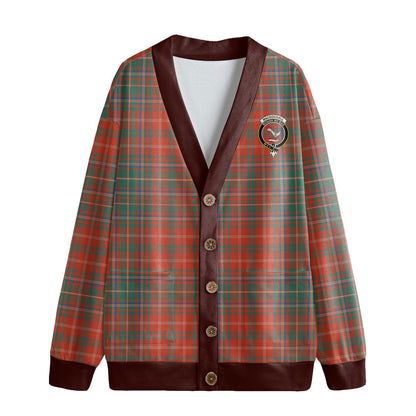 MacDougall Ancient Tartan Crest Knitted Fleece Cardigan