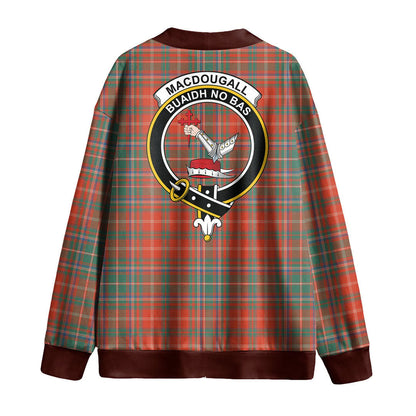 MacDougall Ancient Tartan Crest Knitted Fleece Cardigan