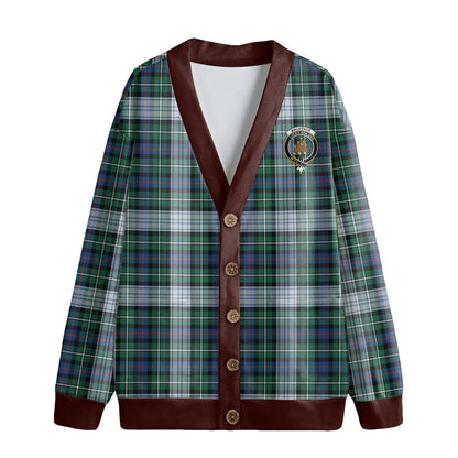 MacKenzie Dress Ancient Tartan Crest Knitted Fleece Cardigan